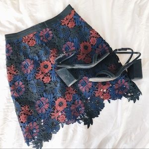 Topshop Lace Skirt